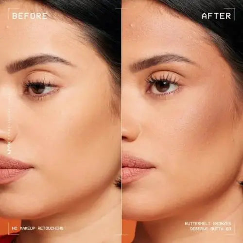 NYX Professional Makeup Buttermelt Bronzer Deserve Butta, bronzer voor een gebronsde gloed