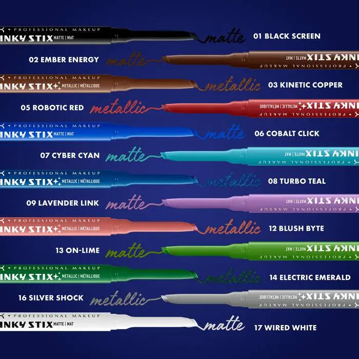 NYX Professional Makeup Epic Inky Stix Eyeliner Robotic Red