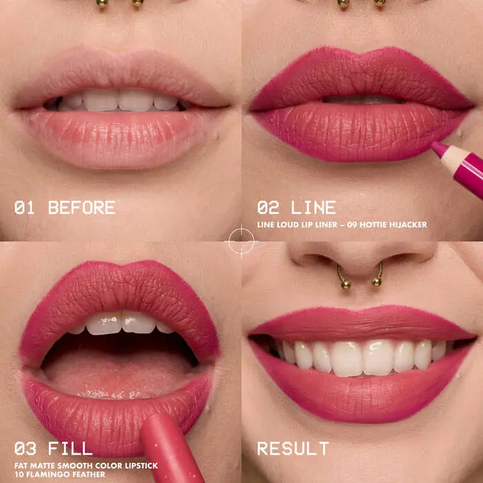 NYX Professional Makeup Fat Matte Smooth Color Lipstick Blush Blanket
