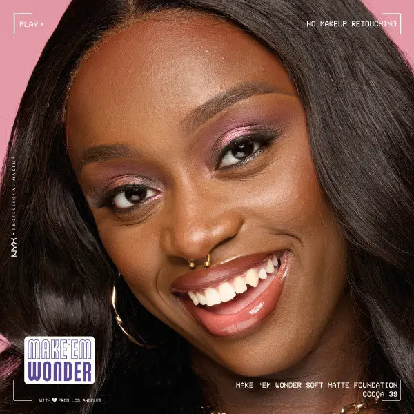 NYX Professional Makeup Make 'EM Wonder Foundation Neutral Tan, matte vloeibare foundation, foto 5 van 10