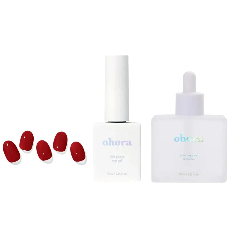 Ohora Ohora Semi Cured Gel Nail Strips Set