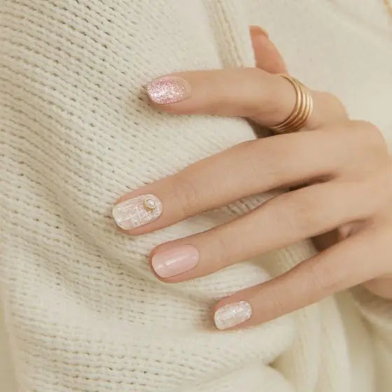 Ohora Semi Cured Gel Nail Strips N Perle De Coco