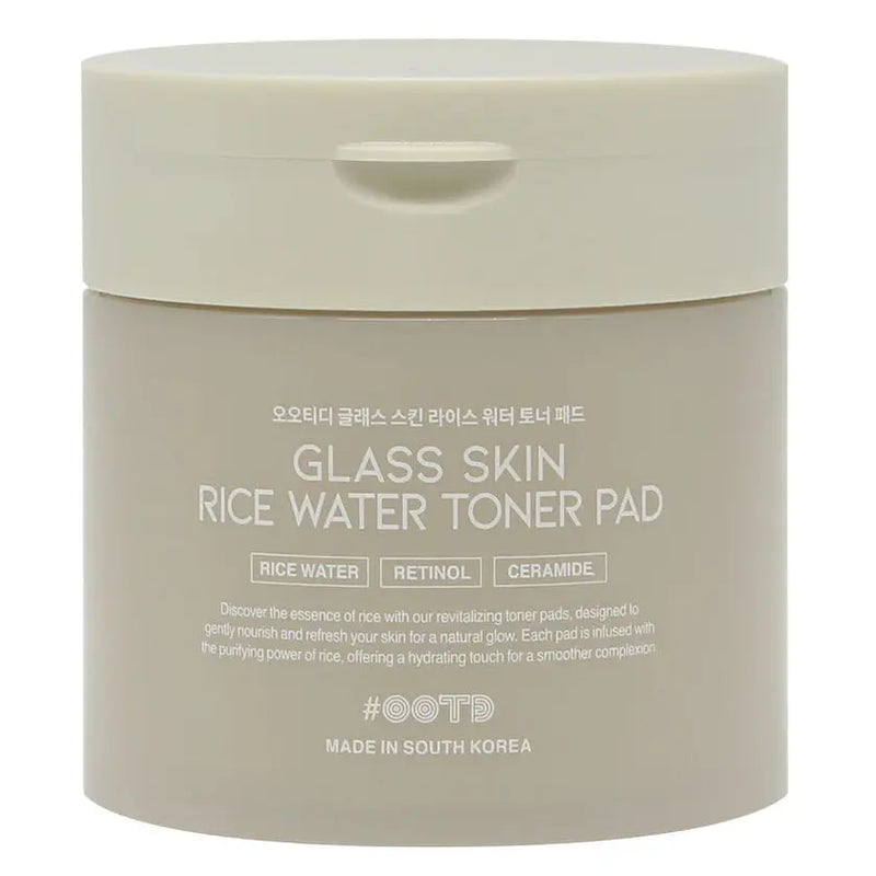 OOTD Glass Skin Rice Water Toner Pad