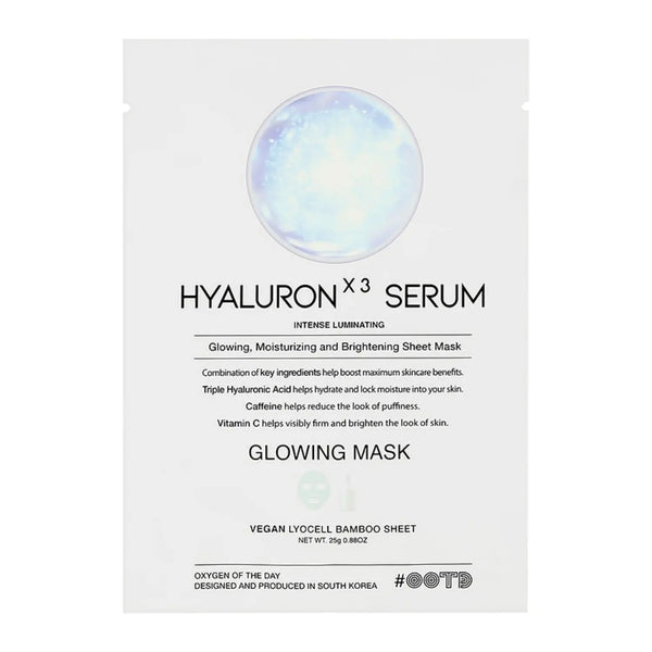 OOTD Hyaluron X3 Serum Glowing Mask