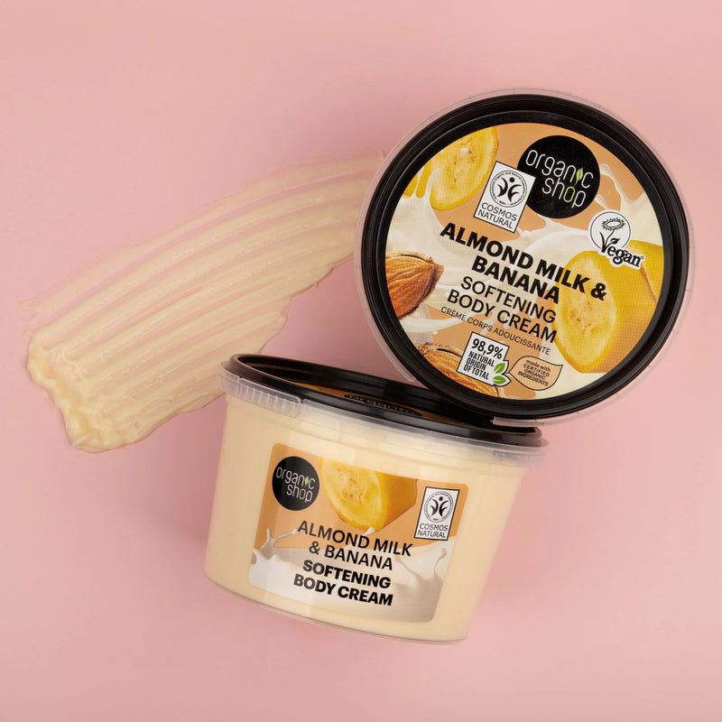 Organic Shop Almond Milk & Banana Softening Body Cream
