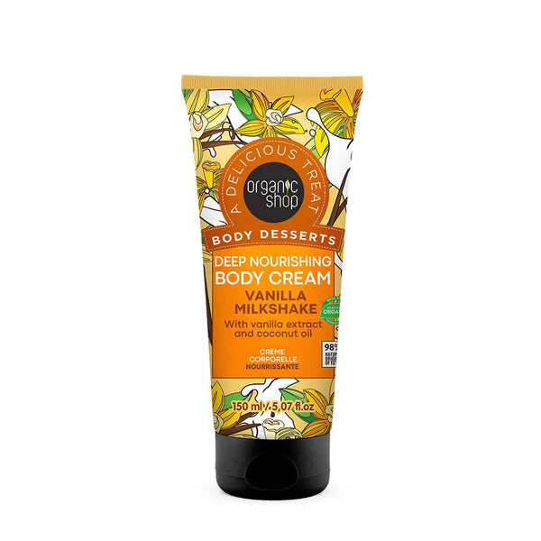 Organic Shop Body Desserts Deep Nourishing Body Cream Vanilla Milkshake