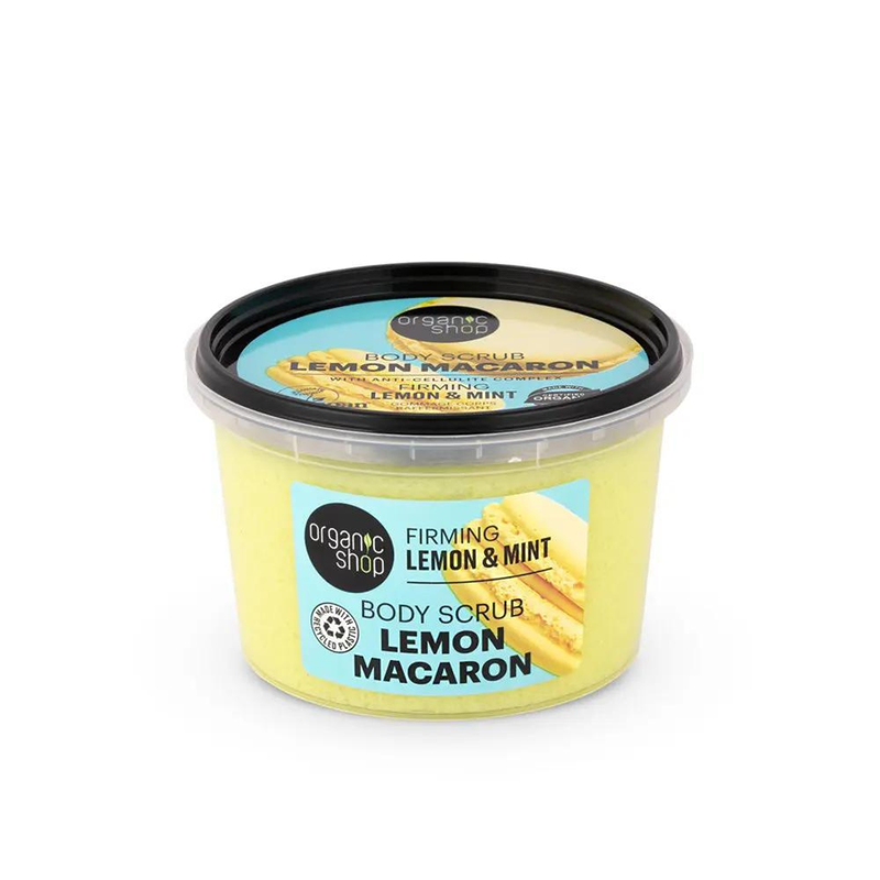 Organic Shop Lemon Macaron Body Scrub