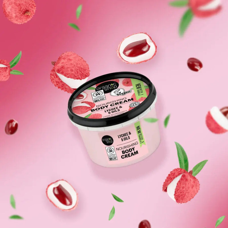 Organic Shop Nourishing Body Cream Lychee