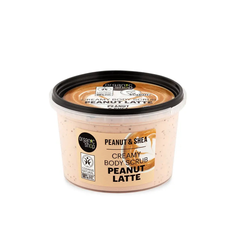 Organic Shop Peanut Latte Creamy Body Scrub