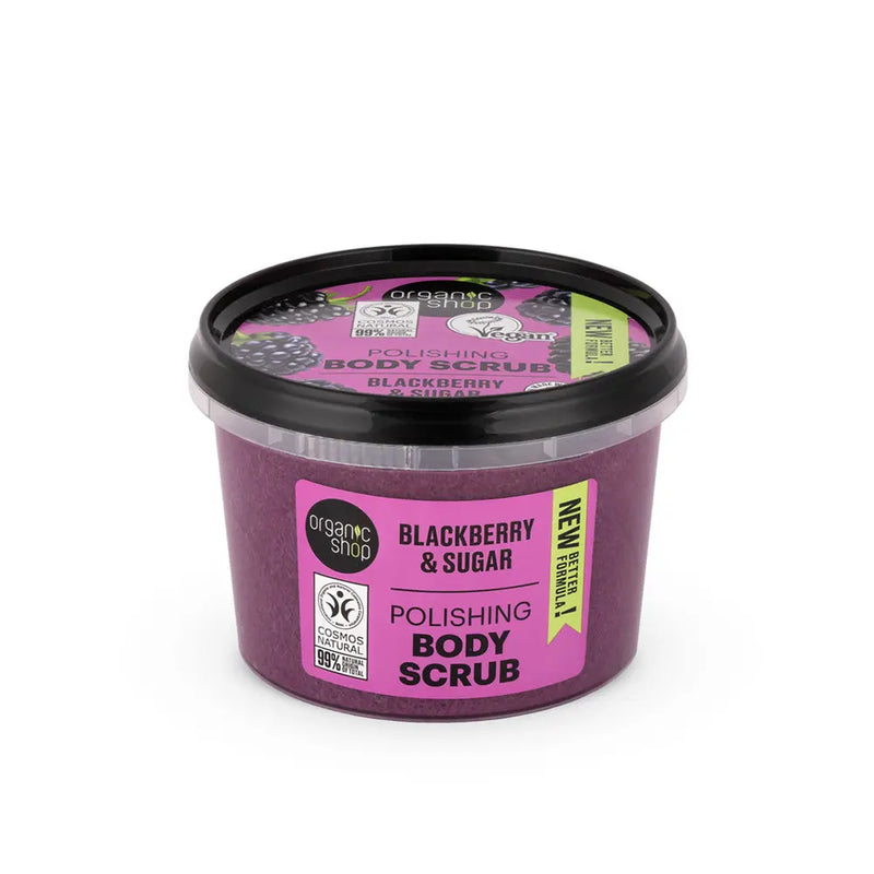 Organic Shop Polishing Body Scrub Blackberry