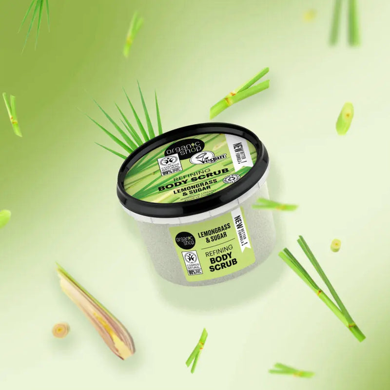 Organic Shop Refining Body Scrub Lemongrass