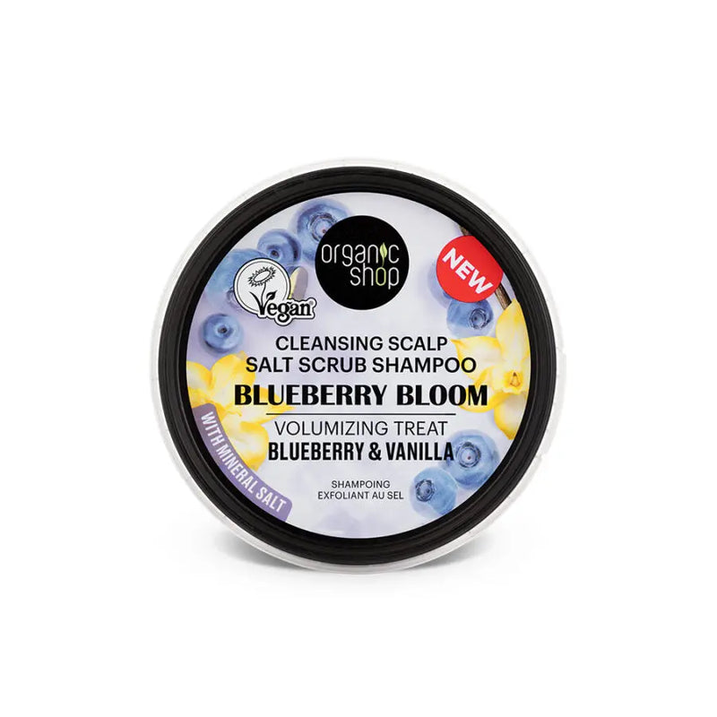 Organic Shop Salt Scrub Shampoo Blueberry Bloom