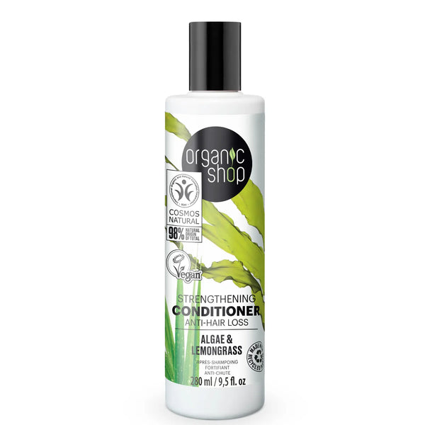 Organic Shop Strengthening Conditioner Anti Hair Loss Algae and Lemongrass