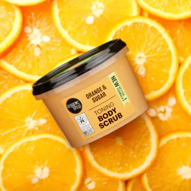 Organic Shop Toning Body Scrub Orange