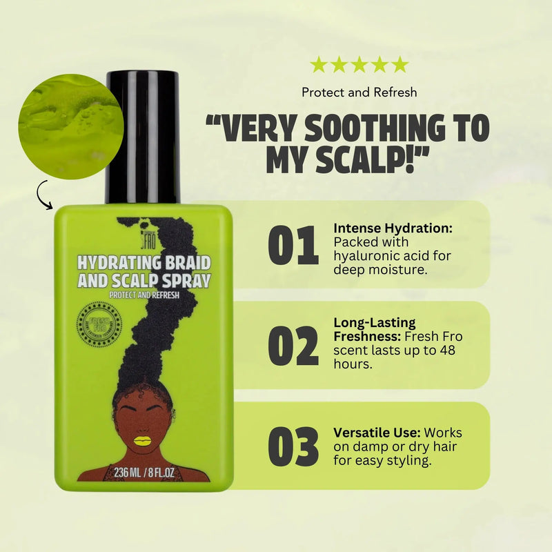 Pardon My Fro Hydrating Braid & Scalp Spray