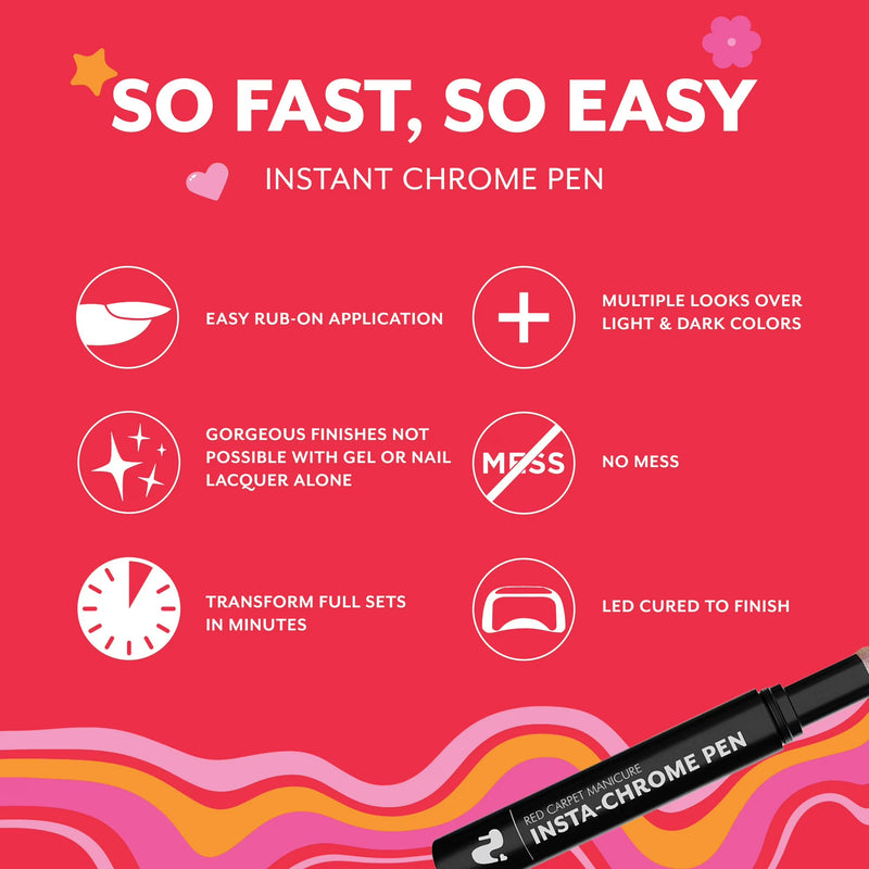 Red Carpet Manicure Insta-Chrome Pen Rose Gold