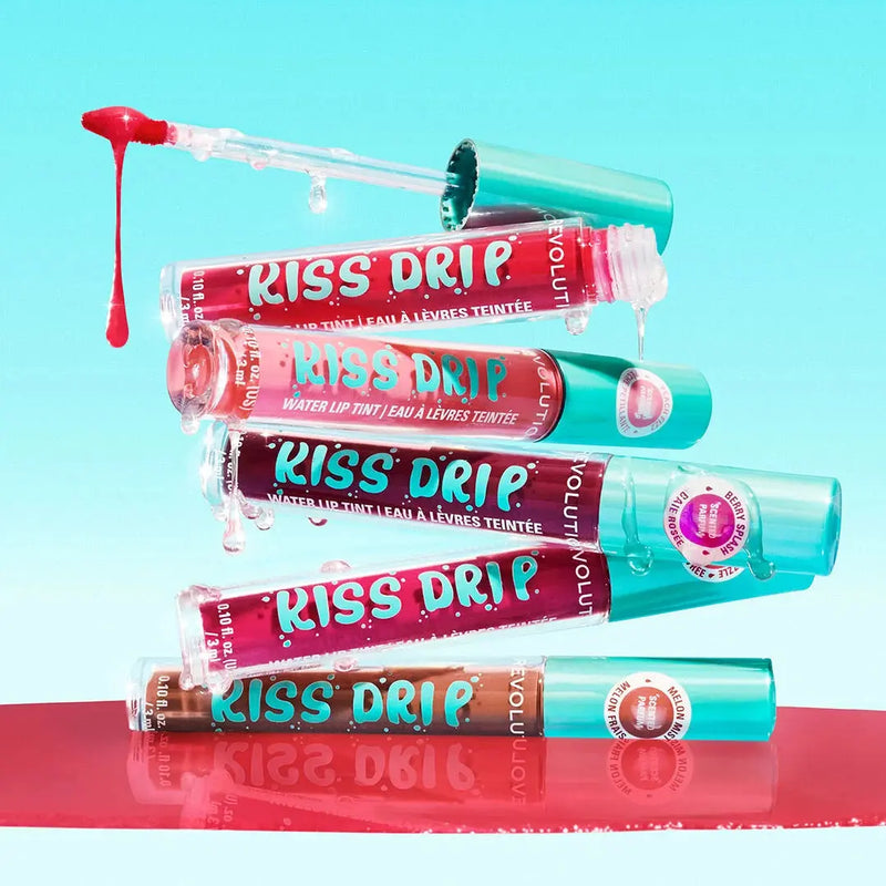 Revolution Kiss Drip Water Lip Tint Cherry Glace