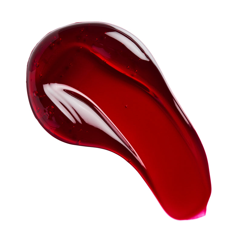 Swatch van SFX Fake Blood, dieprood met een natte glans