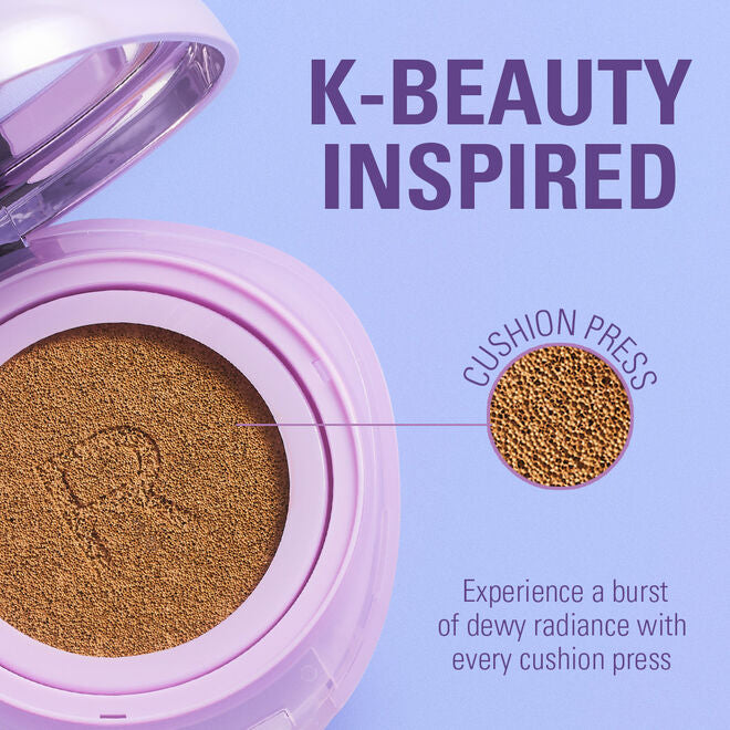 Revolution Superdewy Cushion Foundation Light Neutral Cool, lichte foundation met dewy finish, foto 2 van 10