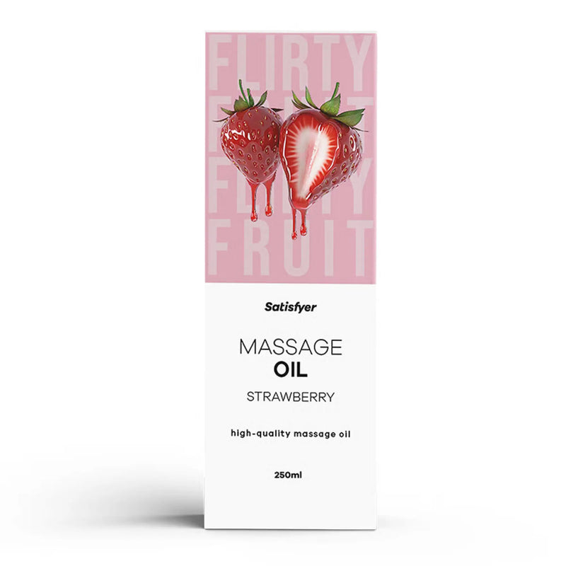Satisfyer Massage Oil Strawberry
