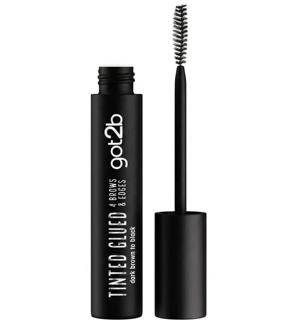 Schwarzkopf Got2b Glued 4 Brows & Edges Tinted Gel Black, 2-in-1 wenkbrauw- en edgegel