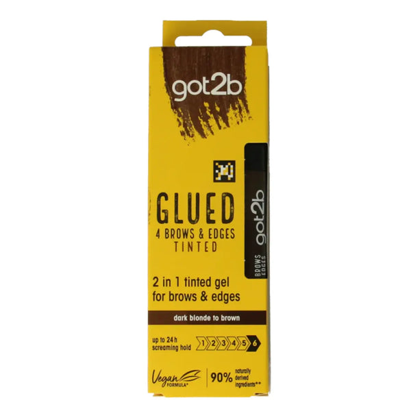 Schwarzkopf Got2b Glued 4 Brows Eyebrow Gel Brown, styling en kleur voor wenkbrauwen