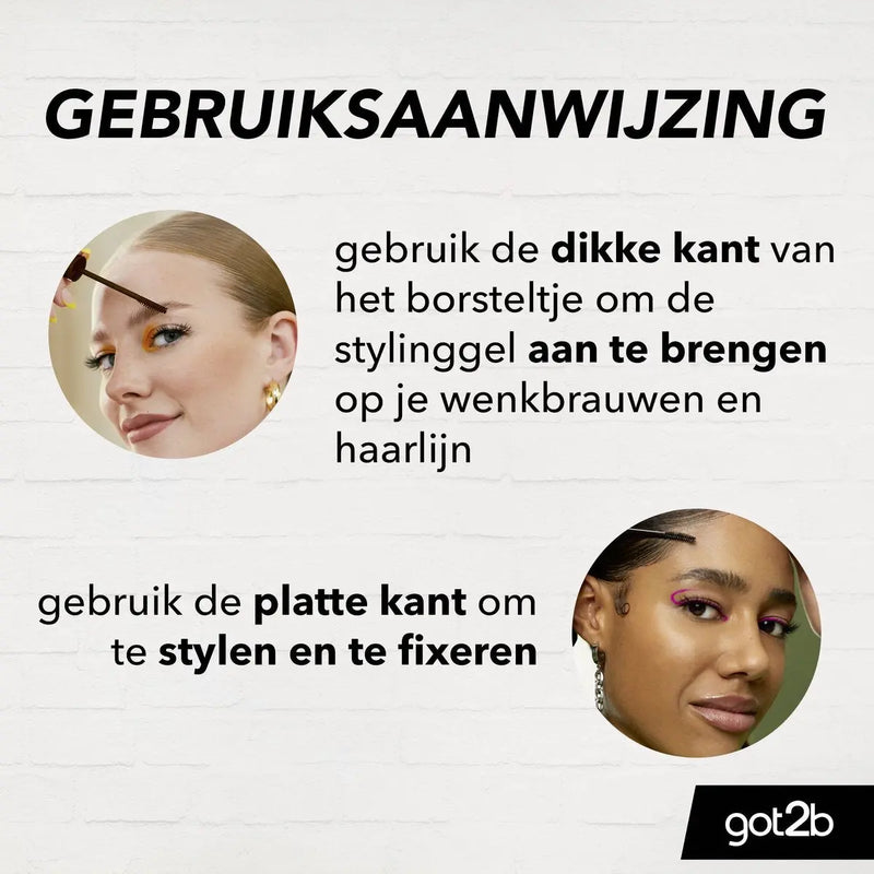 Schwarzkopf Got2b Glued Brows & Edges 2in1 Gel Waterproof