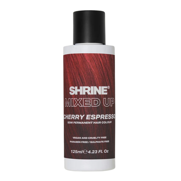 Shrine Mixed Up Semi Permanent Hair Dye Colour Cherry Espresso, semi-permanente haarverf voor kersenrood en kersenbruin haar