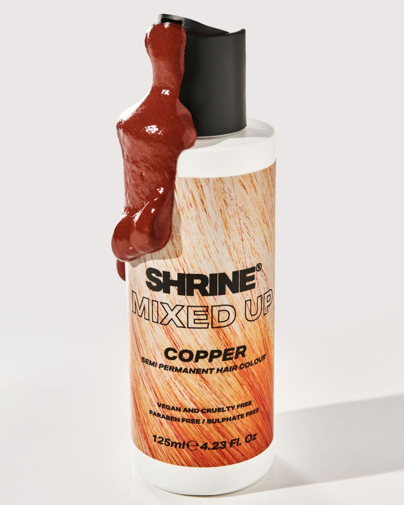 Shrine Mixed Up Semi Permanent Hair Dye Colour Mocha, semi-permanente haarkleuring in mokka, foto 11 van 11