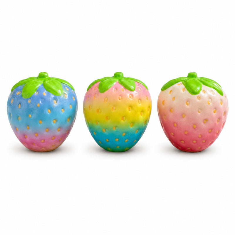 Mystery Colorful Strawberry Squishy Foam van Boozyshop, mystery squishy, uitvoering is een verrassing