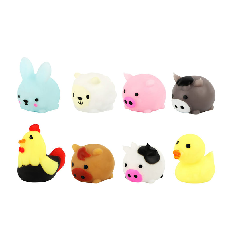 Mystery Farm Animal Squishy van Boozyshop, mystery squishy, uitvoering is een verrassing