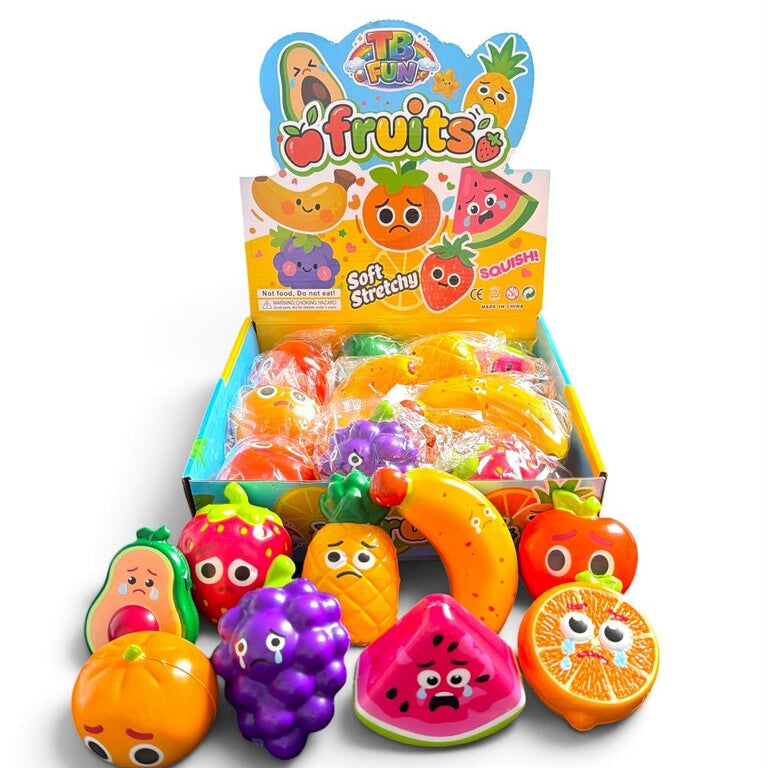 Squishy Mystery Fruit Squishy Foam with Face