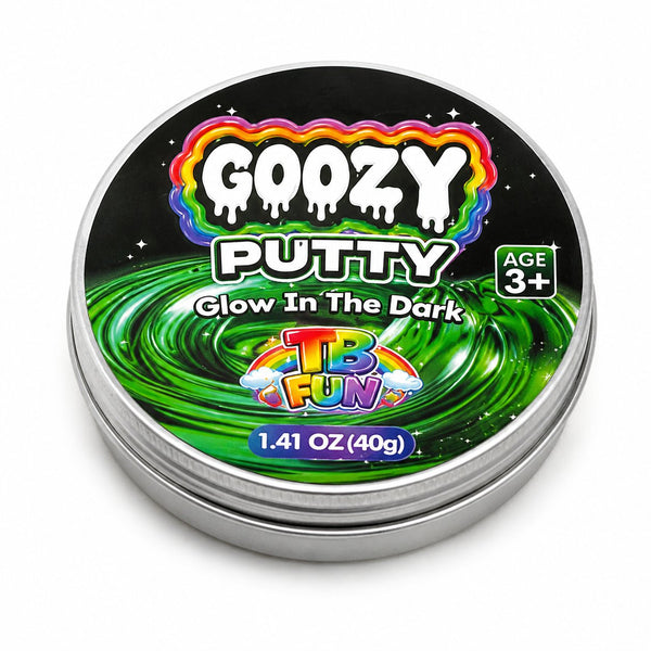 Putty Glow in Dark Edition van Boozyshop, fidget toy om mee te friemelen