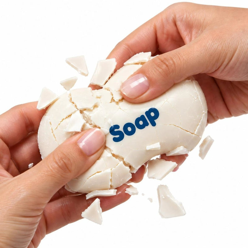 Wax Cracking Mystery Soap Squishy, zeepvormige squishy uit de wax cracking serie