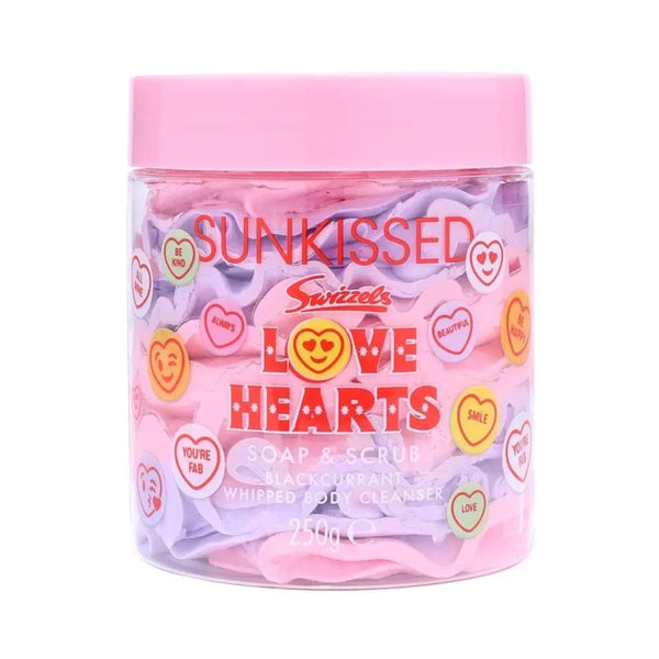 Sunkissed Love Hearts Soap & Scrub Blackcurrant