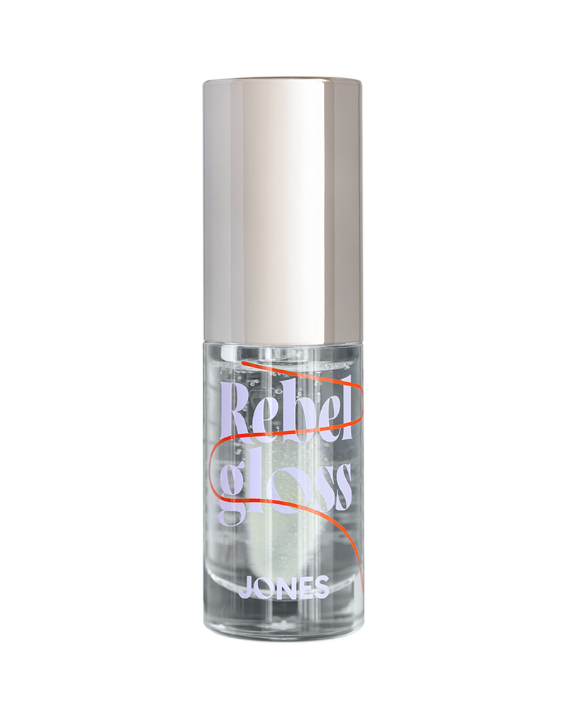 Take It From Jones Rebel Gloss N*ked, lipgloss met glanzende finish en verzorgende oliën.