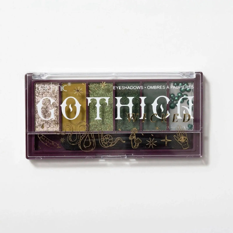 Technic Gothica 6 Pan Eyeshadow Palette Wicked