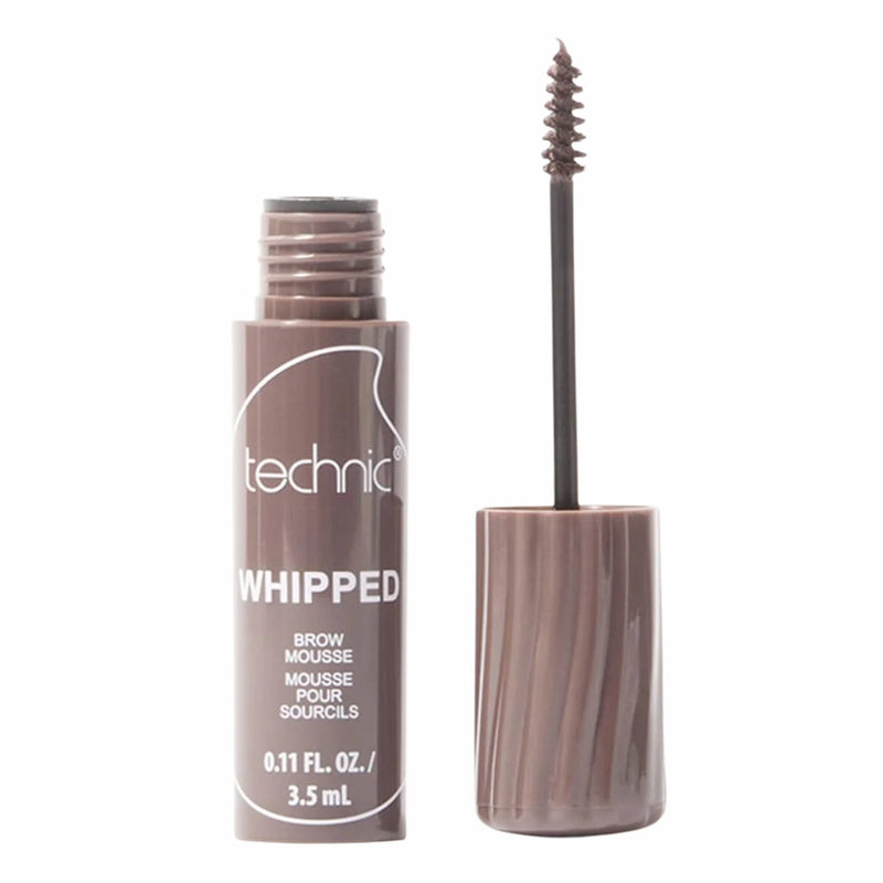 Technic Whipped Brow Mousse Brunette, wenkbrauwmousse voor kleur en textuur