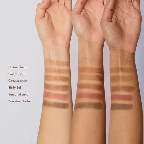 The Beauty Crop Glow Milk Powder Bronzer Santorini Sand, matte poeder bronzer voor een natuurlijke glow, foto 2 van 3