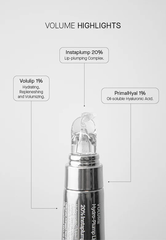Transparent Lab Volume Hydrating Lip Plumping Treatment, lip plumper voor volume en hydratatie