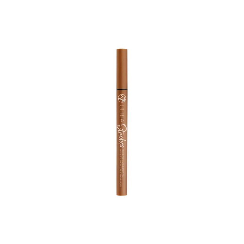 W7 Cosmetics Ultra Strokes Micro Prong Liquid Brow Pen Brown, wenkbrauw pen met micro prong applicator, foto 3 van 3