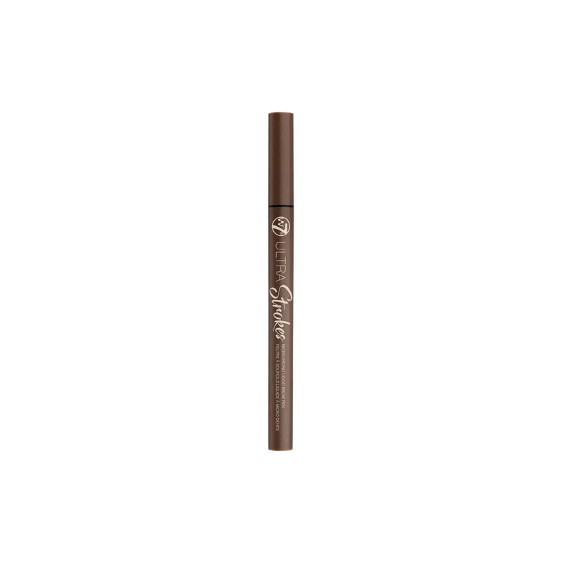 W7 Cosmetics Ultra Strokes Micro Prong Liquid Brow Pen Dark Brown voor gedefinieerde wenkbrauwen, foto 3 van 3
