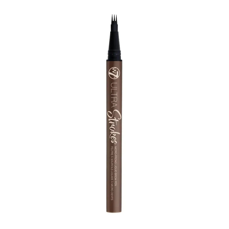 W7 Cosmetics Ultra Strokes Micro Prong Liquid Brow Pen Dark Brown voor gedefinieerde wenkbrauwen