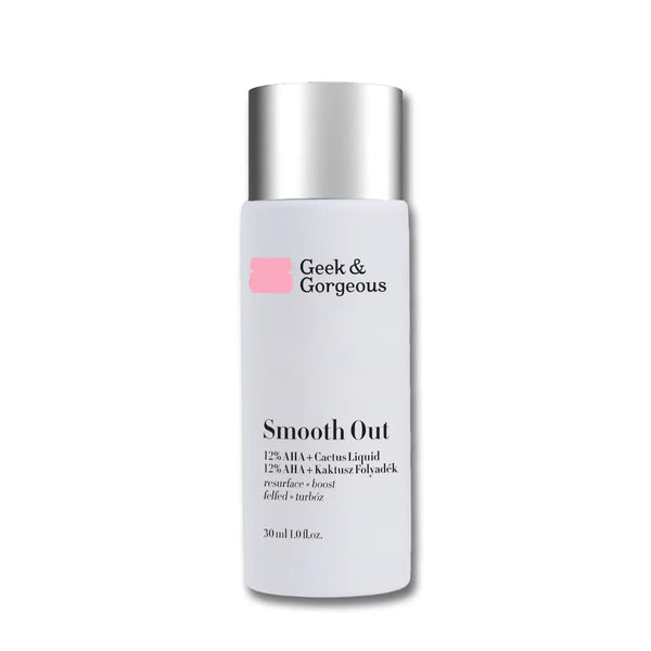 Geek & Gorgeous Smooth Out 12% AHA + Cactus Liquid Exfoliant 30 ml.