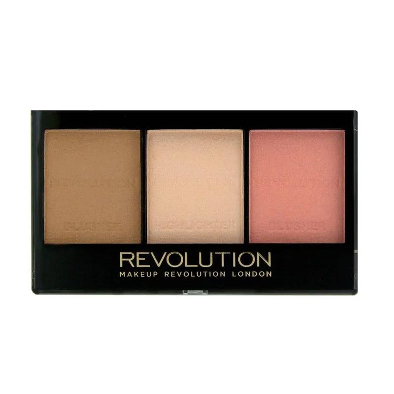Revolution Contour Kit Ultra Fair C01, compact palette met blush, bronzer en highlighter