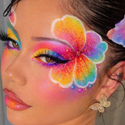 Carnaval schmink van Boozyshop, schmink en face jewels voor je carnavalslook