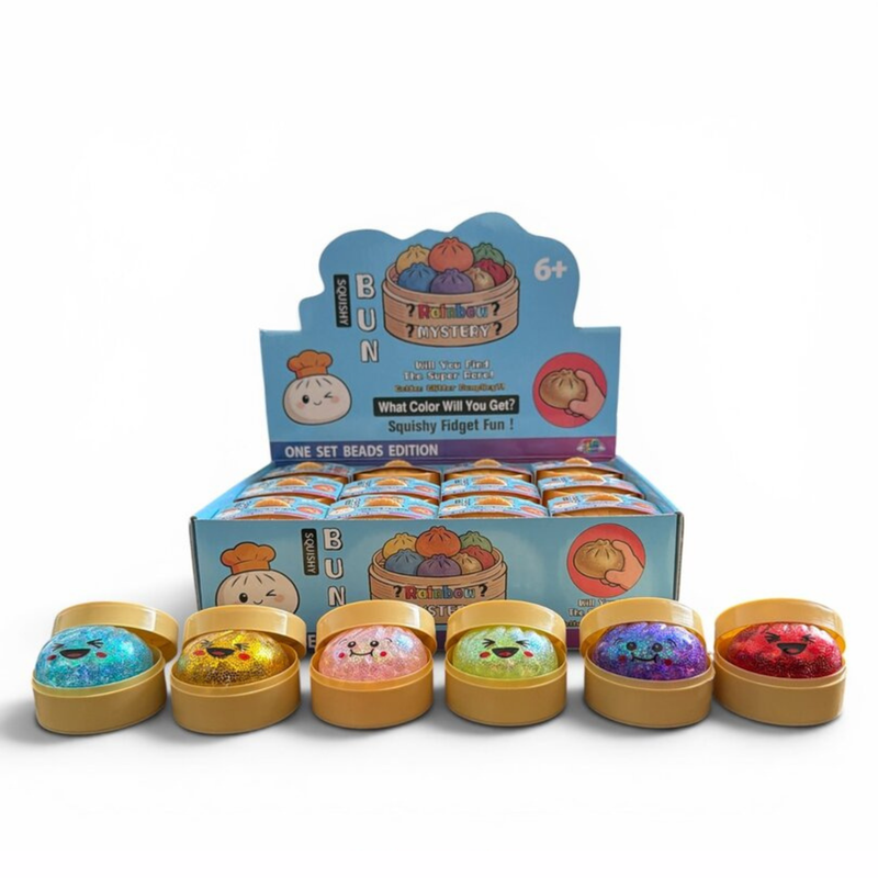 Mystery Dumpling Squishy Beads Small, losse dumpling squishies met beadsvulling