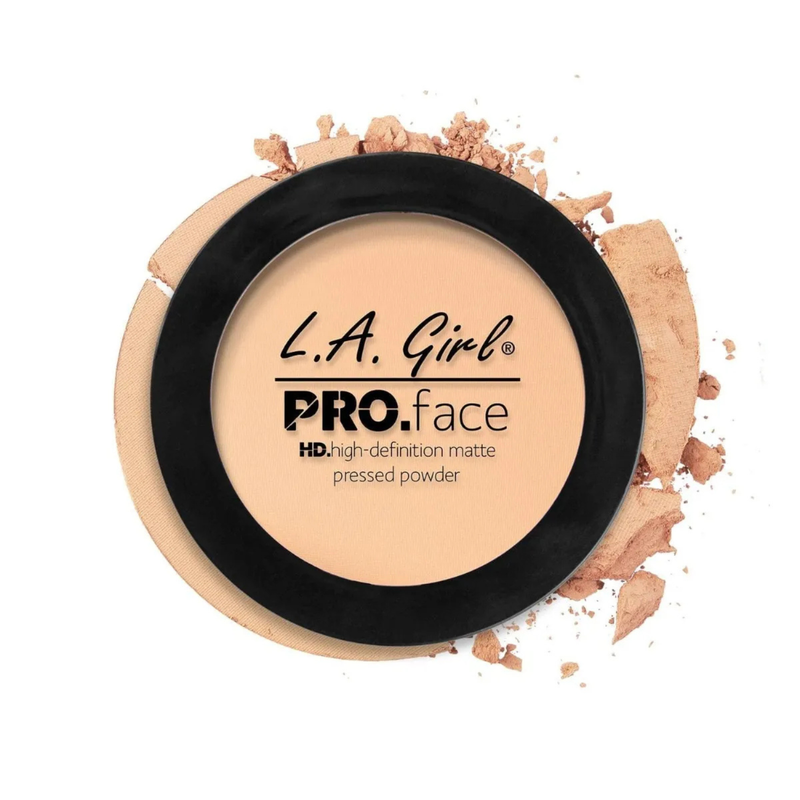 LA Girl Pressed Powder GPP603 Porcelain, poeder voor een matte finish en opbouwbare dekking
