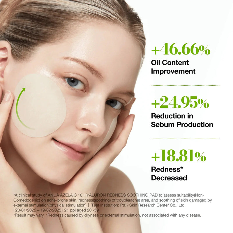 Anua Acid 10 Hyaluron Redness Soothing Pad