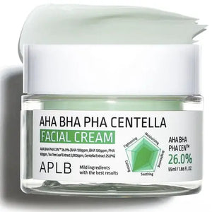 AHA BHA PHA Centella Facial Cream